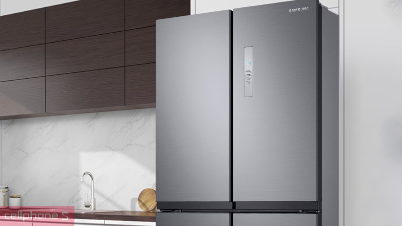 Thiết kế tủ lạnh Samsung RF48A4000B4/SV 488 lít