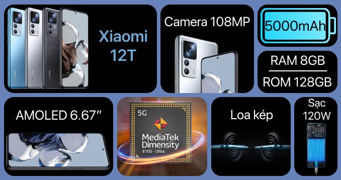 Xiaomi 12T 8GB 128GB