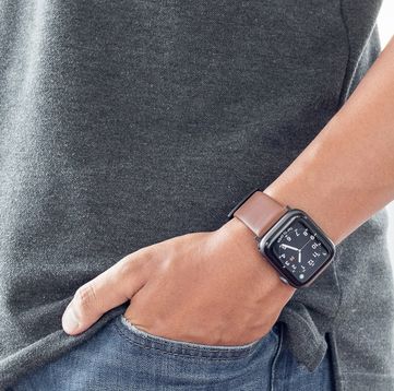 Dây đeo Apple Watch UniQ Mondain Genuine Leather 45/44/42mm