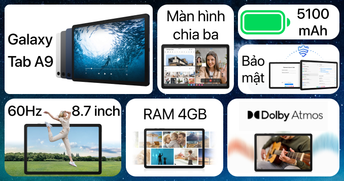 Samsung Galaxy Tab A9 WIFI 4GB 64GB
