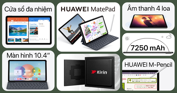 Máy Tính Bảng Huawei Matepad 2022 4GB 128GB