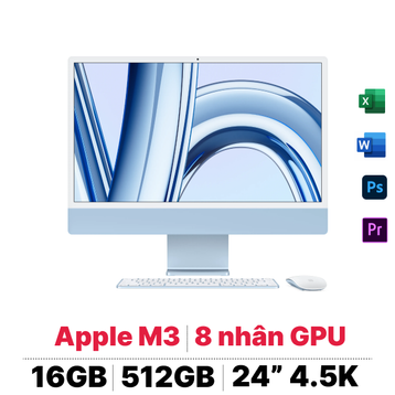 iMac M3 24 inch 16GB 512GB | Chính hãng Apple Việt Nam