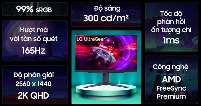 Màn hình Gaming LG UltraGear 27GR75Q 27 inch