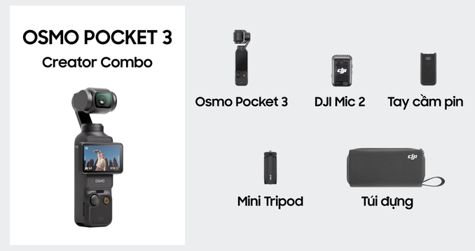 Camera DJI Osmo Pocket 3 Creator Combo