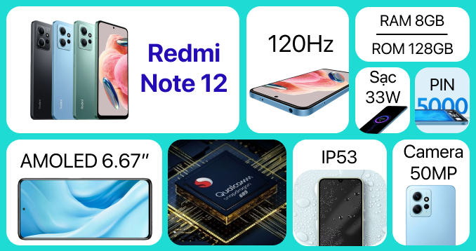 Xiaomi Redmi Note 12 4GB 128GB