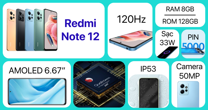 Xiaomi Redmi Note 12 8GB 128GB