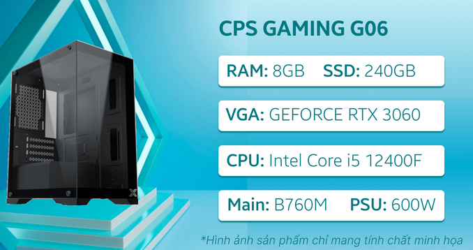 PC CPS Gaming G06 i5 12400F / 8GB - 256GB / RTX 3060