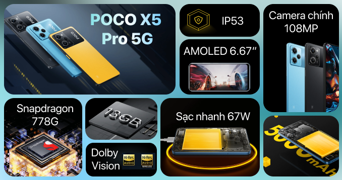 Xiaomi POCO X5 Pro 5G 6GB 128GB