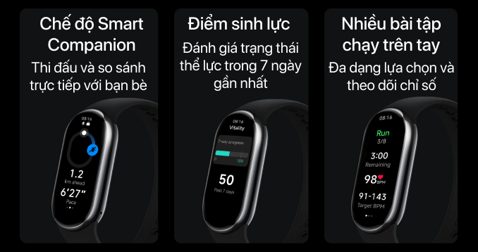 Đồng hồ Xiaomi Mi Band 8 | Giá rẻ, khuyến mãi cực tốt