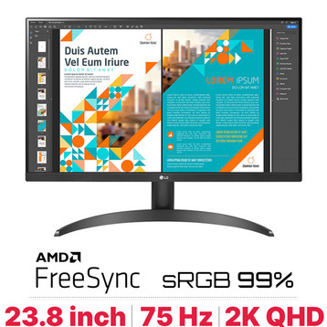 Màn hình LG 24QP500 | Sắc nét, tiết kiệm hơn 1 triệu đồng