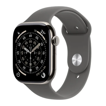 Apple Watch Series 11 46mm (5G) Viền Titan Dây Cao Su Size M/L | Chính hãng Apple Việt Nam