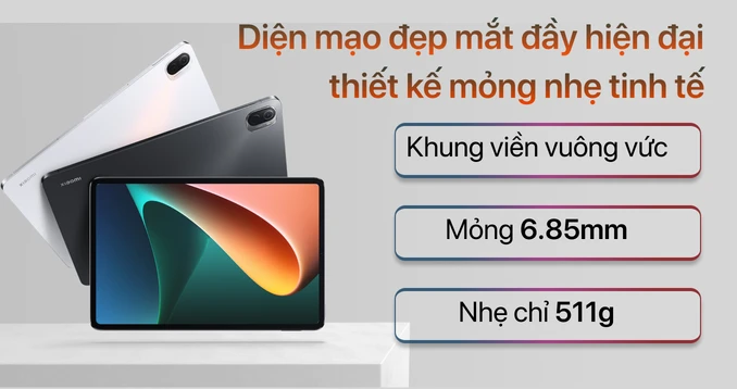 Máy tính bảng Xiaomi Mi Pad 5 (128GB) chính hãng | Giá rẻ