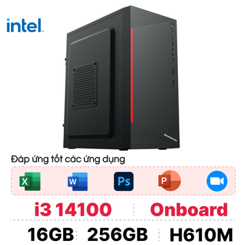 PC CPS Văn Phòng S06 i3 14100 / 16GB - 256GB
