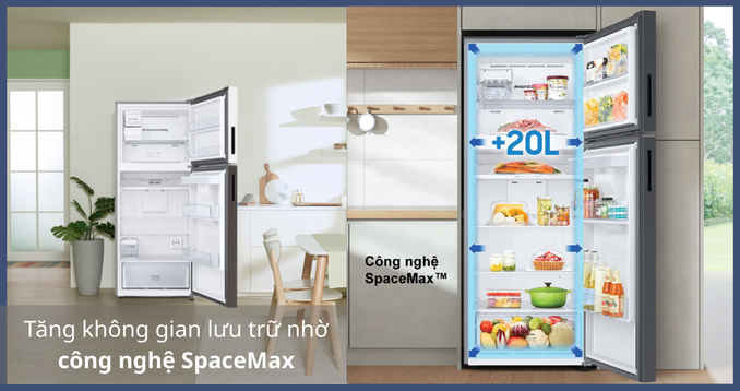 Tủ lạnh Samsung Bespoke 382L 2023 RT38CB6784C3SV | Giá tốt