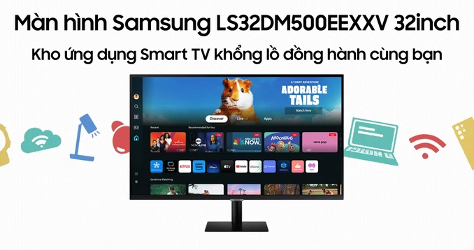 Màn hình thông minh Samsung LS32DM500EEXXV 32 inch
