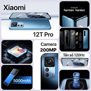 Điện thoại Xiaomi 12T Pro | Ưu đãi khủng, trả góp 0% Điện thoại Xiaomi 12T Pro | Ưu đãi khủng, trả góp 0%