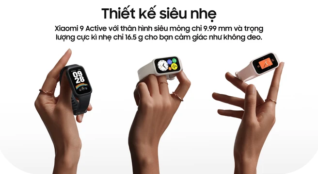 Vòng đeo tay thông minh Xiaomi Mi Band 9 Active