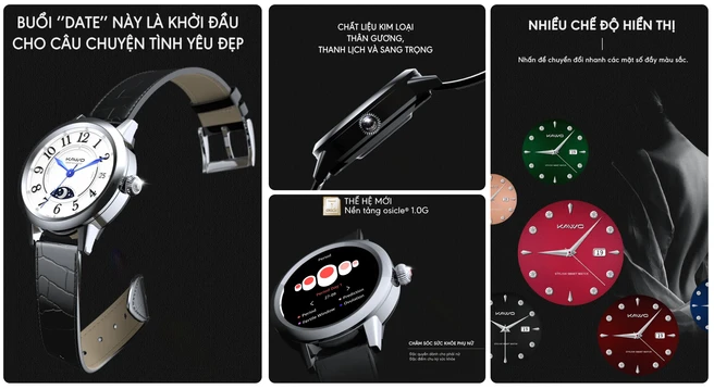 Đồng hồ thông minh KAVVO Date 36mm