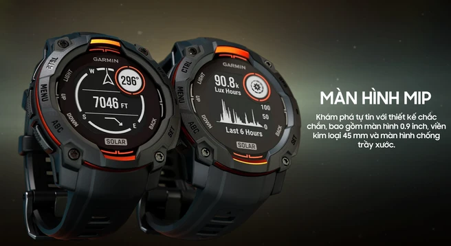 Đồng hồ thông minh Garmin Instinct 3 Solar