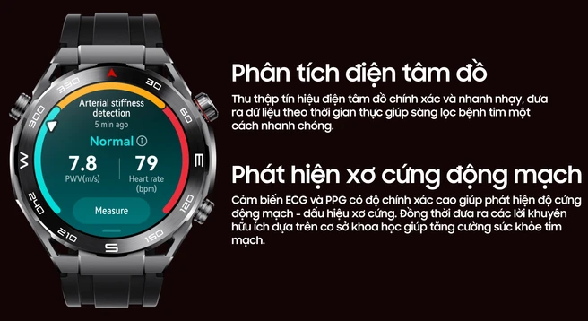 Đồng hồ thông minh Huawei Watch Ultimate 2024 Dây Titanium