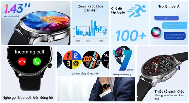 Đồng hồ thông minh Riversong Motive 9 Pro