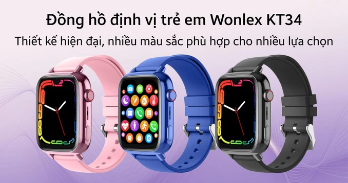 Đồng hồ định vị trẻ em Wonlex KT34