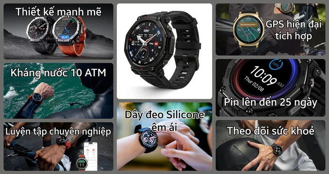 Đồng hồ thông minh Amazfit T-Rex 3 Pro