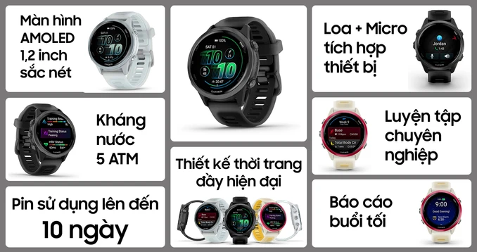 Đồng hồ thông minh Garmin Forerunner 570 42mm