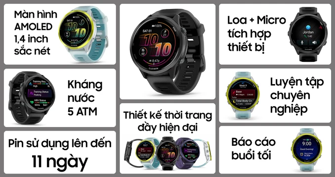 Đồng hồ thông minh Garmin Forerunner 570 47mm