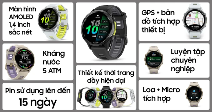 Đồng hồ thông minh Garmin Forerunner 970