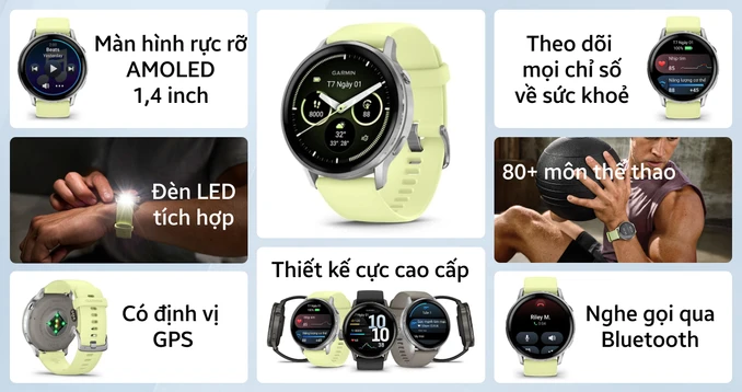 Đồng hồ thông minh Garmin Venu 4 45mm