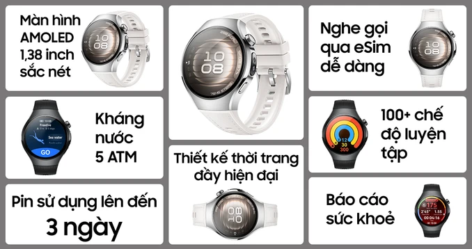 Đồng hồ thông minh Huawei Watch 5 42mm