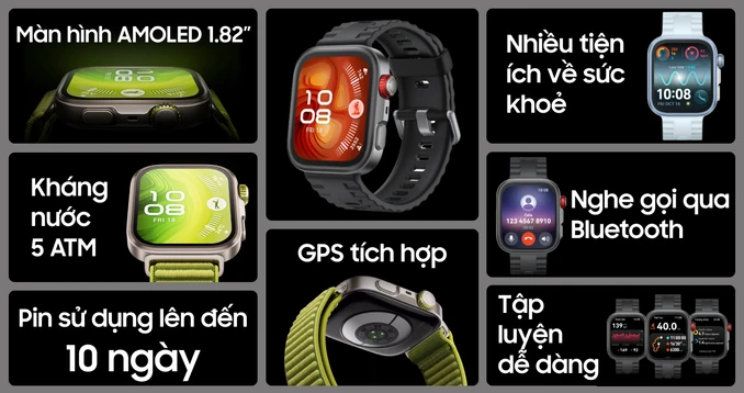 Đồng hồ thông minh Huawei Watch Fit 4 Pro