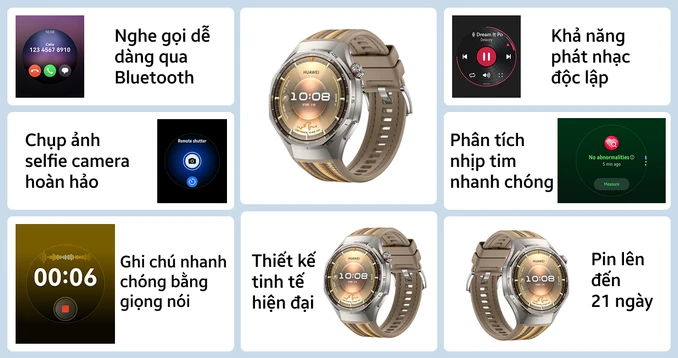 Đồng hồ thông minh Huawei Watch GT 6 Pro Dây Vải