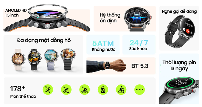 Đồng hồ thông minh Kieslect KR 3