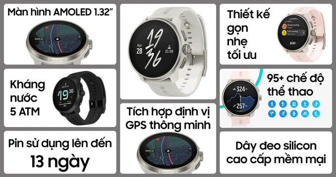 Đồng hồ thông minh Suunto Race S