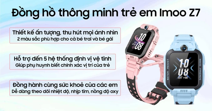 Đồng hồ định vị trẻ em imoo Z7