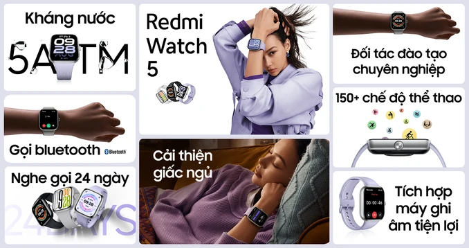 Đồng hồ thông minh Xiaomi Redmi Watch 5