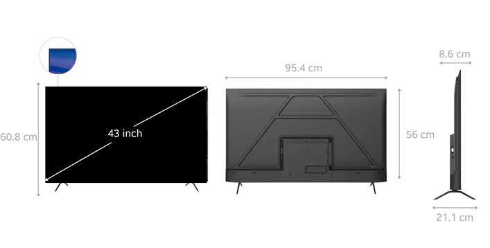 Android Tivi AQUA UHD 4K 43 inch 2024 (AQT43K800UG)