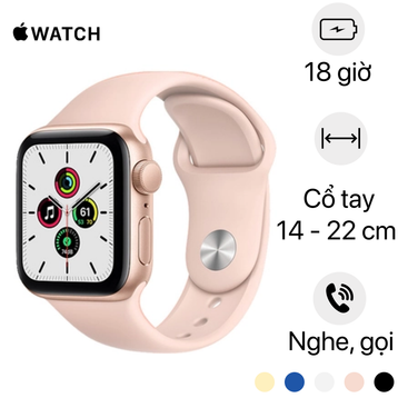 Apple Watch SE 44mm GPS Viền Nhôm Dây Cao Su Giá rẻ