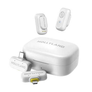 Microphone thu âm không dây Hollyland Lark A1 combo USB-C + Lightning RX Microphone thu âm không dây Hollyland Lark A1 combo USB-C + Lightning RX - 1