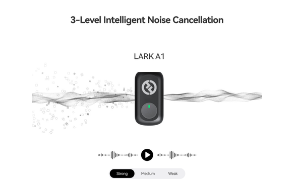 Microphone thu âm không dây Hollyland Lark A1 combo USB-C + Lightning RX - 8