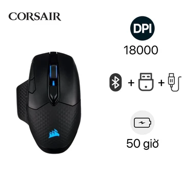Chuột Gaming không dây Corsair Dark Core RGB Pro SE (CH-9315511-AP)