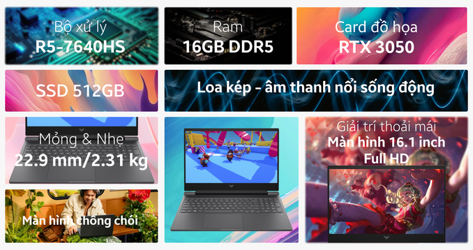 Laptop HP Gaming Victus 16-S0173AX A9LG9PA