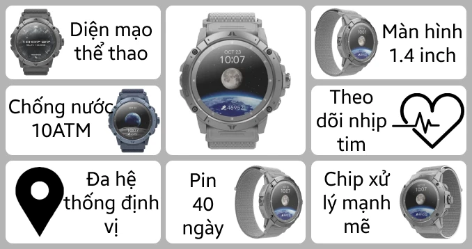 Đồng hồ thông minh Coros Vertix 2S