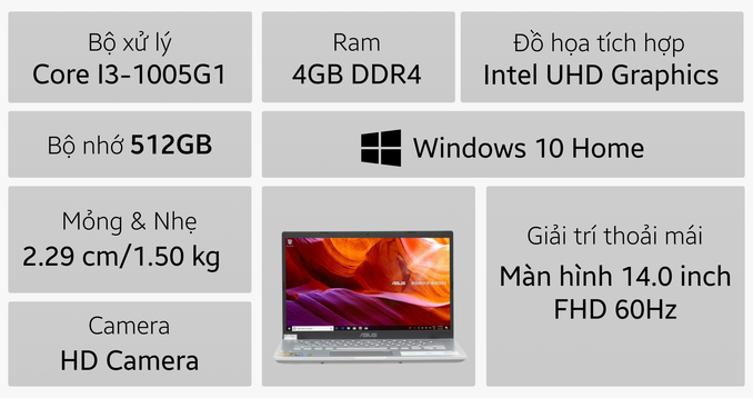 Laptop ASUS X409JA-EK015T