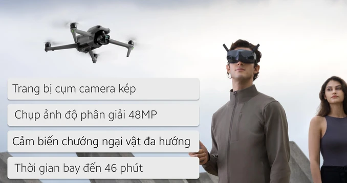 Flycam DJI Air 3 Fly More Combo (DJI RC 2)