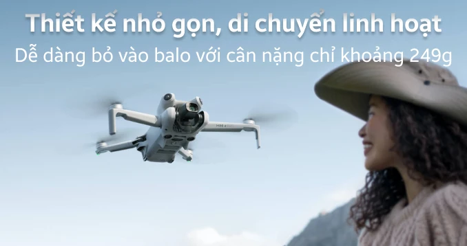 Flycam DJI Mini 4 Pro (DJI RC 2)