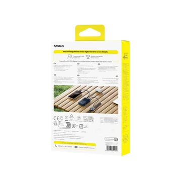 Pin dự phòng Baseus Enerfill Bipow 2 Pro màn hình số 20.000mAh 22.5W kèm cáp - 5