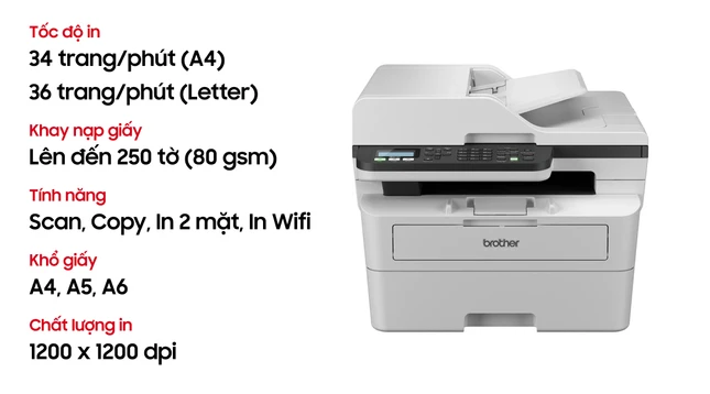 Máy in Laser Brother MFC-B7810DW